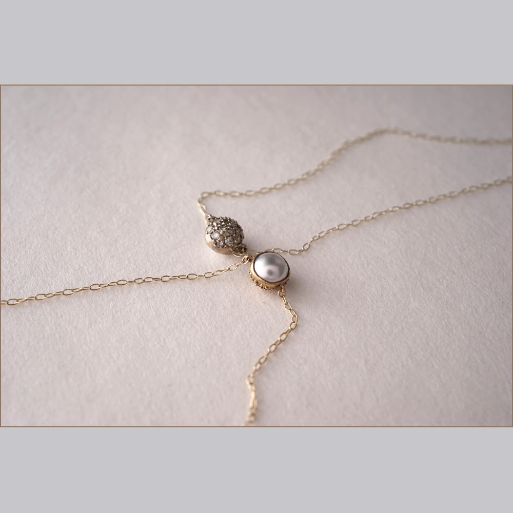 ノグチビジューのプチダイヤ付き星ネックレス Necklace – noguchi BIJOUX